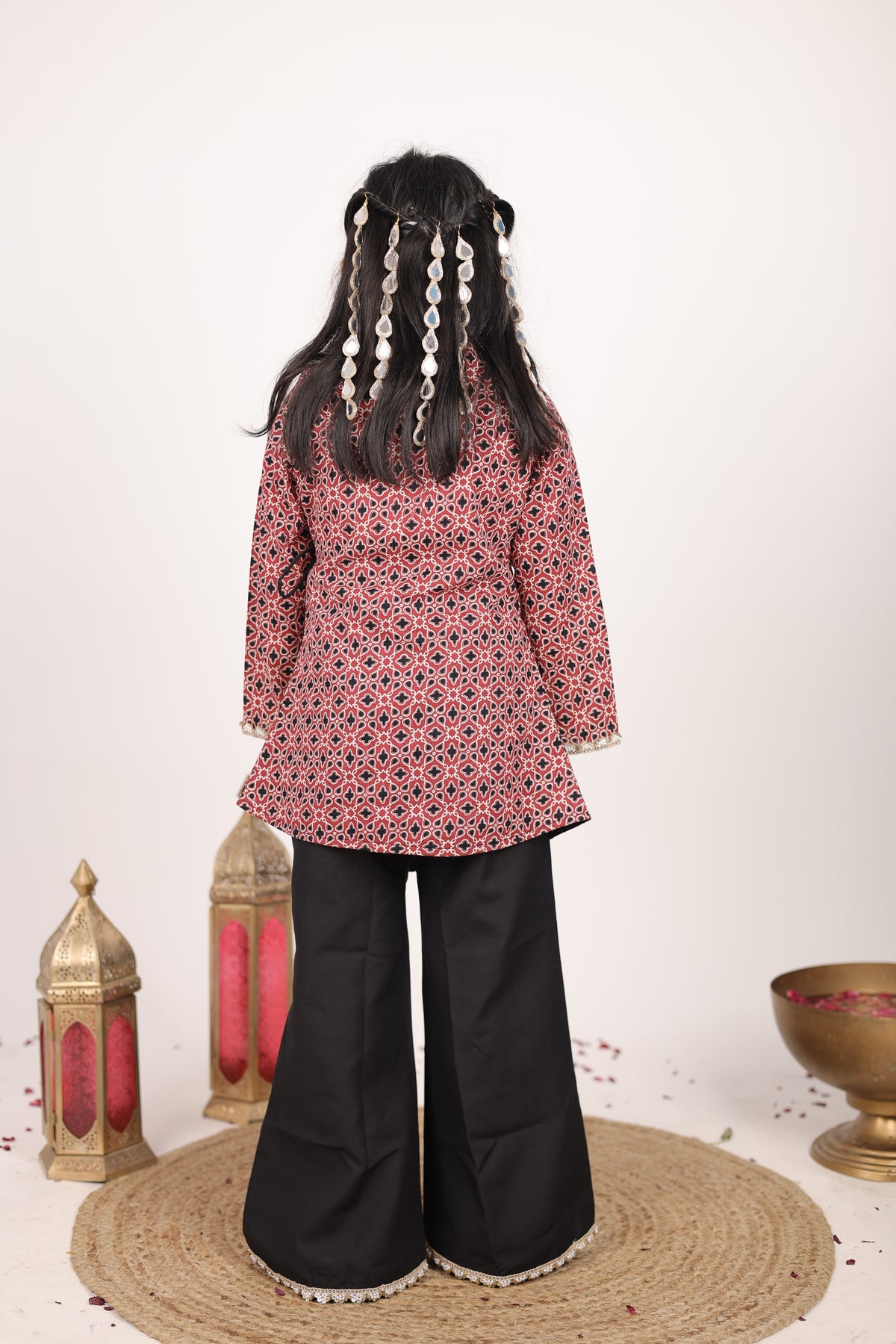 House Of Gota Girls Printed Co-Ord Set